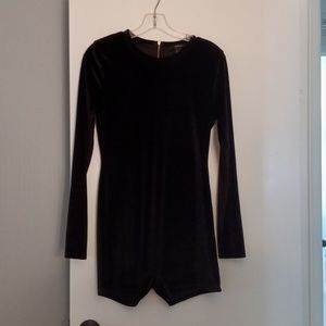 Black Velvet Romper